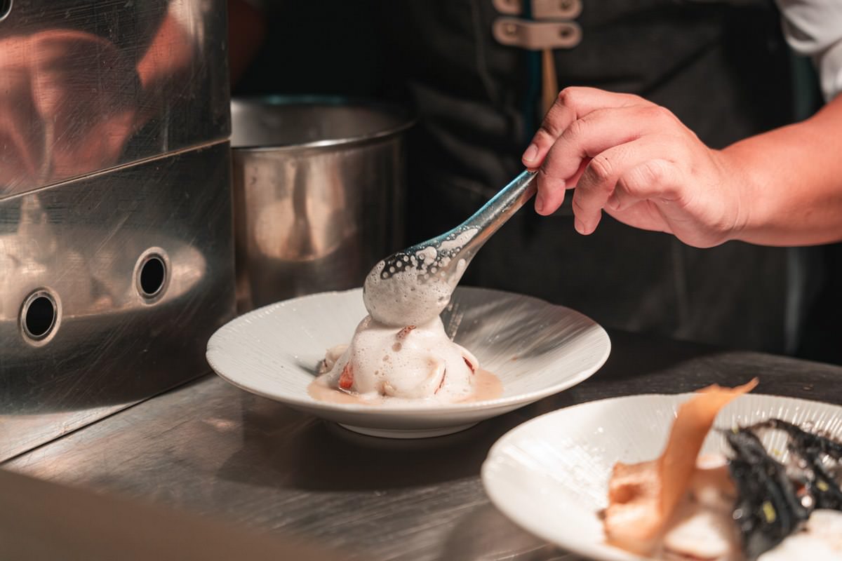 ▌高雄美食|隱藏巷弄「4分之一Percent_Restaurant」台式無菜單私廚料理,讓我在高雄遇見了巴黎 ▌ - 第12張圖